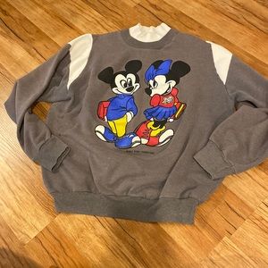 Vintage Mickey Minnie Cheerleader Sweatshirt